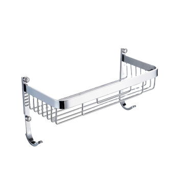 Stainless Steel 304 Bathroom Wall-Mounted Shelf Basket