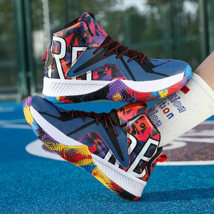 Style Basketball Boots - Mens Basketball Shoes Fashion Running Sneakers