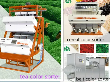 Fragrant rice ccd optical system color separator/jasmine rice color selector