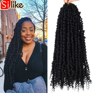 Passion Spring Twist Hair 12inch Crochet Passion Twist Hair Synthetic Kinky Curly Hair Extensions Ombre Passion Twist Water Wave