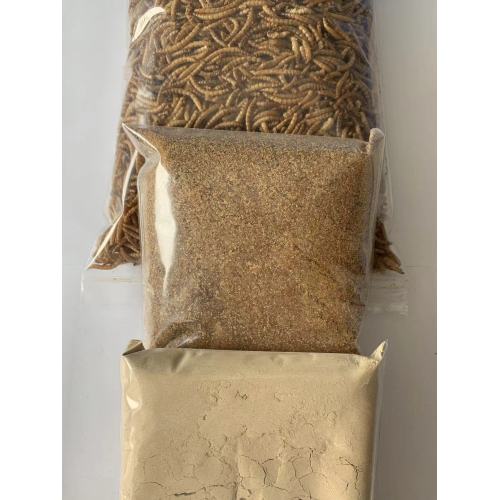 Non Gmo Natural Dried Mealworms Dried Yellow Mealworms Powder For Pet Food Factory