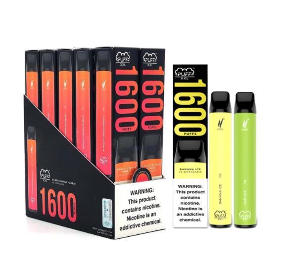 Venta caliente Vape Pen 1600puffs Puff xxl