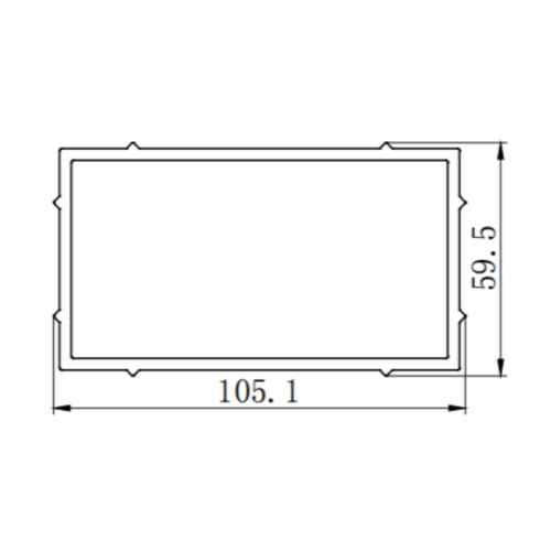 Moule d'extrusion pour mur rideau structurel en aluminium