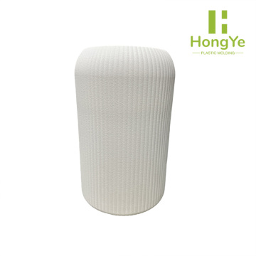 إناء زهور كبير مخطط عموديًا