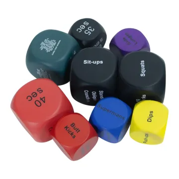Custom Shaped Wholesale Cube Stress Balls - Anti-Stress Foam PU Dice