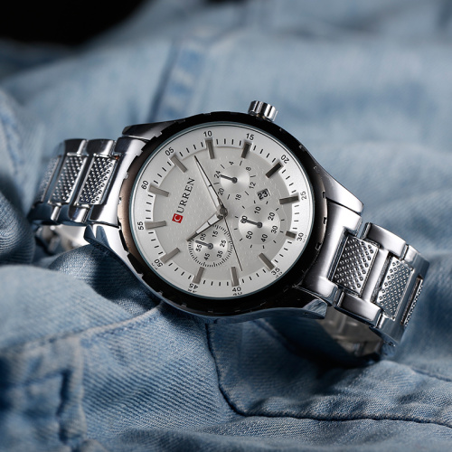 2017 Senior Stainless Steel Quartz Wristwatch Men