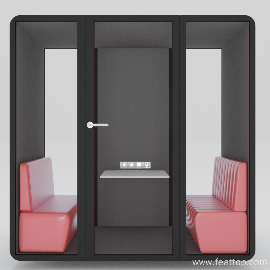 Soundproof Office Booth Company Indoor Double Phone Booth