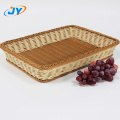 Handweaved durable pp supermarket display storage basket