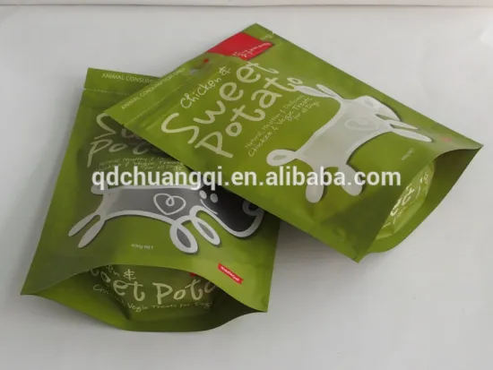 High quality dog treats packaging bag/pet food packaging bag