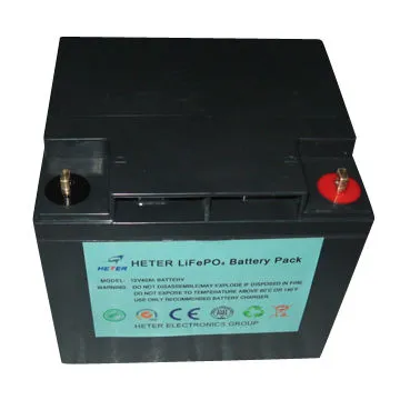 12V/40Ah LiFePO4 Battery, Used for UPS, Power Storage and Waterproof Pelican Case