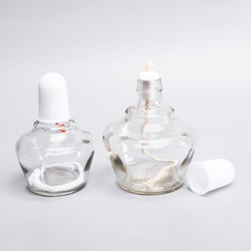Lámpara de alcohol de vidrio de 125 ml y 250 ml