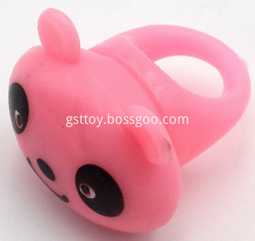 Light Up Panda Plastic Ring-3