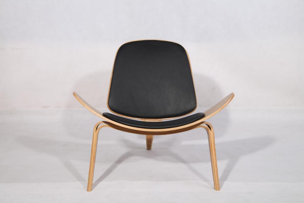 CH07 Plywood Hans Wegner Shell كرسي نسخة طبق الأصل