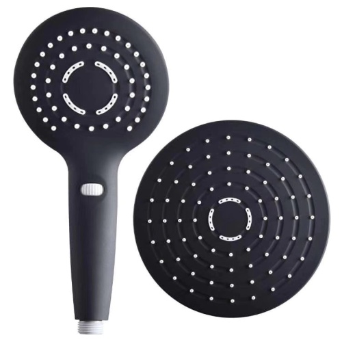 Industrial Fashion style Matte Black 9inch ABS Plastic Rain Shower Head with Swivel Bal