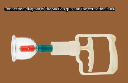 Vacuum cupping Household suction type 12 cans and tank protection of thickening cupping glass