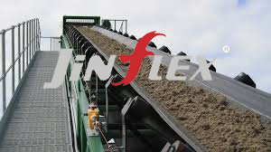 Wear-resistant and anti-skid-sand and gravel mine rubber conveyor belt production-support various sizes customization
