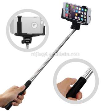 Trave portable aluminum flexibled rotation for android smartphones selfie stick