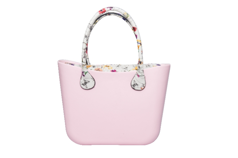 retail pink candy color young lady travel handbags 