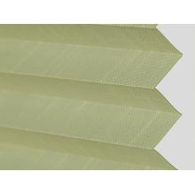 100% en tissu polyester fenêtres pliantes aveugles plissés sans fil