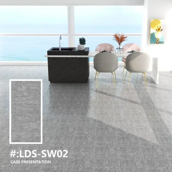 Anti-slip SPC Waterproof stone design Vinyl Click Flooring