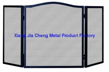 Gifts & Decor  Home Fireplace Mesh Screen Black Metal