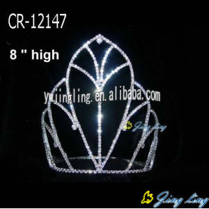 Wholesale cheap simple rhinestone pageant crowns