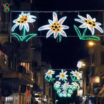 LED Street Lighting Decoration Decorative LED Street Lights Pole Lamp Motif Lights for Holiday