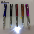 Bolígrafo de metal con luz LED promocional único