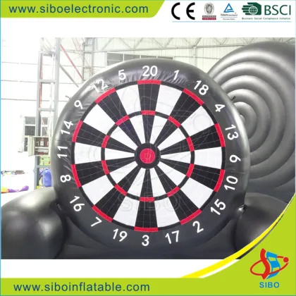 Inflatable Football Shooting Darts Board Wholesale Inflatable Football Soccer Dart For Adults