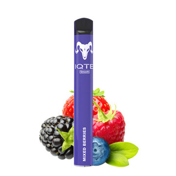 E-Cigarette IQTE Smooth Blast Fruit Flavors Disposable Vape