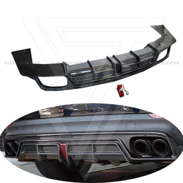 Supertechnics Style Carbon Fiber Rear Bumper Rear Diffuser for 2018-2022 Porsche Cayenne 9Y0