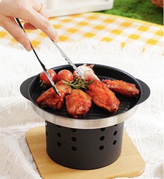 Smokeless Grill: The Ultimate Outdoor, Indoor, Picnic, and Camping Cooking Solution - Including Accessorized BBQ Tools