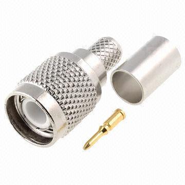TNC Male Connector Assembly for RG6 Cable