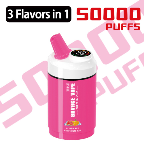 Puff Savage Triple 50K asli 3in1 vape