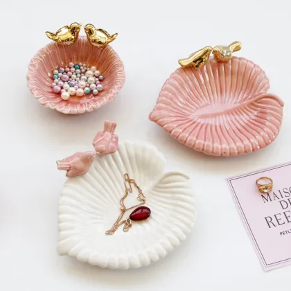 Ceramic Jewelry Tray with Custom Logo