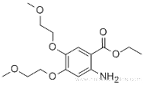 Ethyl 4,5-bis(2-methoxyethoxy)-2-aminobenzoate CAS 179688-27-8