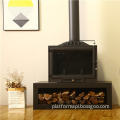 Classic Modern Cast Iron Wood Pellet Fireplace for Home Use