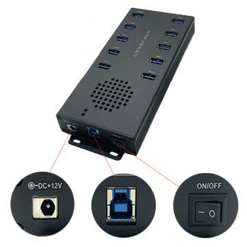 Pocket Hub 10 Port USB3.0 tragbar