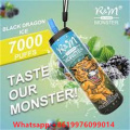 R&M Monster 7000puffs Original Adjustable Airflow