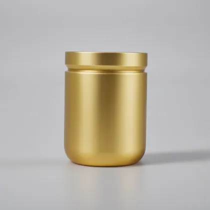 Wholesale Aluminum Stash Jar with Screw Lid for Food, Tea, and Tobacco Packaging