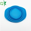 Food-grade Collapsible Portable Silicone Pet Dog Food Bowl