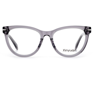 High Quality Luxury Transparent Acetate Cat Eye Eyeglasses Frames for Ladies