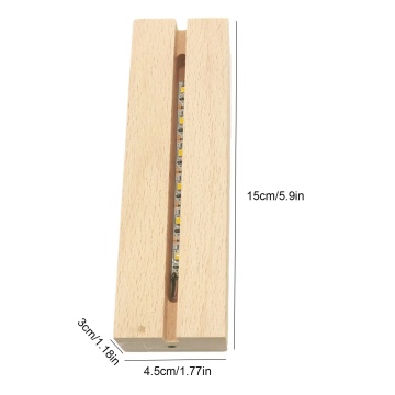 Support de support de base d'écran à LED en bois: améliorer votre expérience d'éclairage
