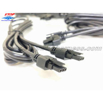 3Pin overmolded mini-fit connector