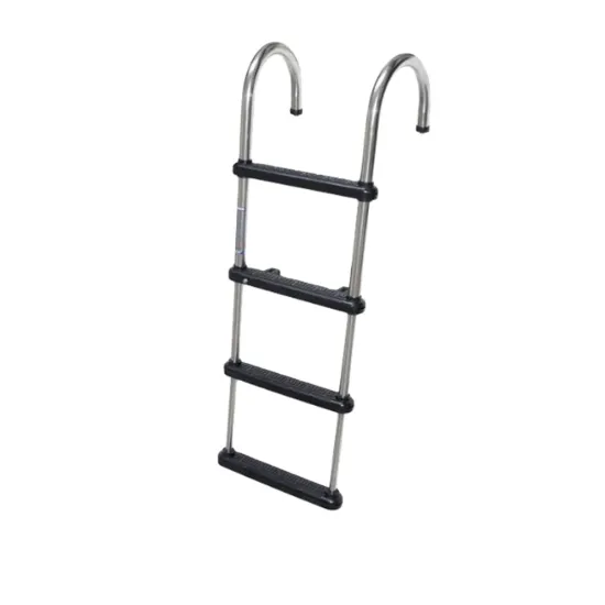4-Step Marine Boat Ladder with Plastic Steps