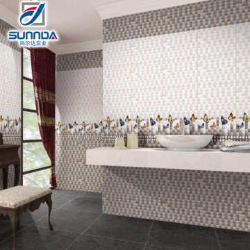 300x450mm popular high quality new products unique bathroom ceramic wall tile in China