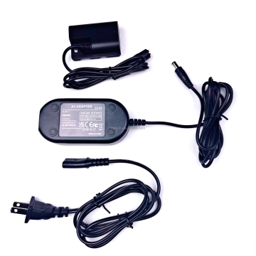 Pengiriman GRATIS: Adaptor Daya AC ACK-E6 Kamera Asli &amp; LP-E6/LP-E6N Dummy Battery for Canon DSLR Model-90D, 80D, 70D, 7D Mark II