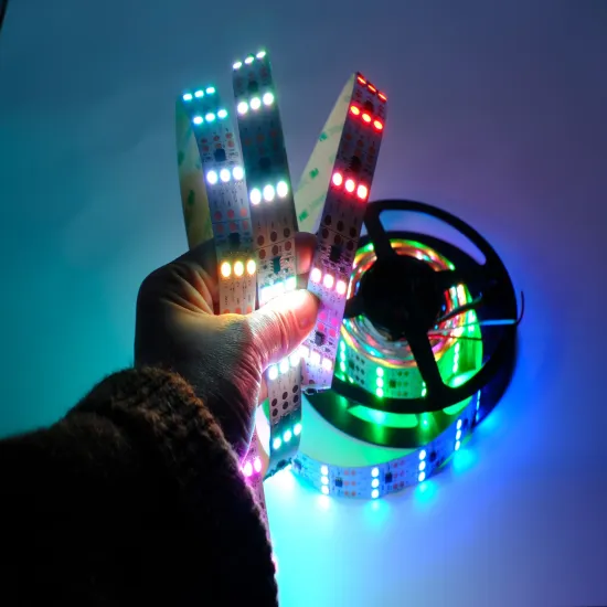 Addressable WS2811 White PCB 5050 RGB LED Strip Light - IP20 NO-Waterproof DC12V