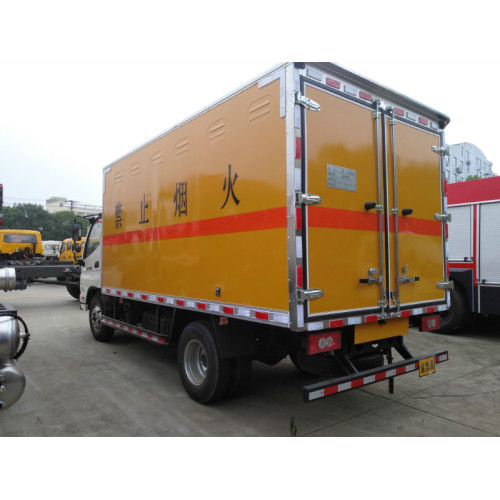 Camion de transport de marchandises dangereuses du camion de fourgon