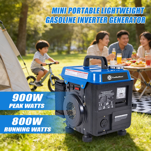 Generador inversor de gasolina portátil de 800 W